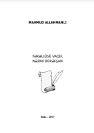 TƏXƏLLÜSÜ VAQİF, NƏZMİ DÜRƏFŞAN